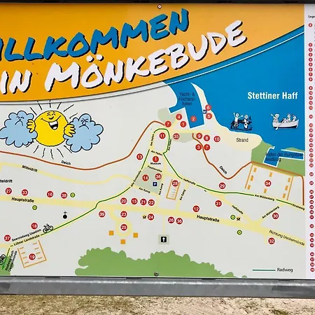 Sonniges Fischer-huus Vor Usedom & Direkt Am Haff Und Wasserzugang * Mönkebude