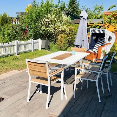 Sonniges Fischer-huus Vor Usedom & Direkt Am Haff Und Wasserzugang Monkebude